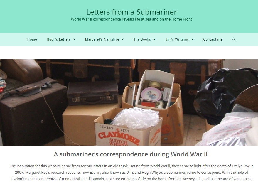 Letters from a submariner - front index - a website by Nepeta Consulting