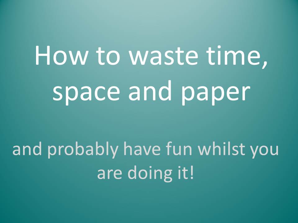 Subtitle on slide show - and probably have fun whilst you are doing it