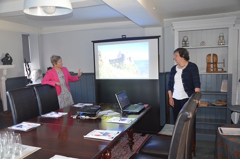 Nepeta Consulting preparing for a Small Business Clinic workshop at Upper Newton Farmhouse, Kinnersley