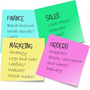 Starting a business - lots to think about that Nepeta Consulting can help with